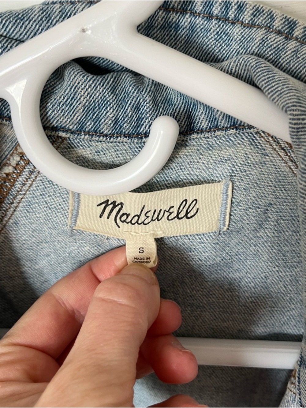 Madewell Women's Small Denim Jacket. - Picture 2 of 10